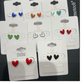 Boucle oreille coeur