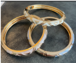 Bracelet rigide doré