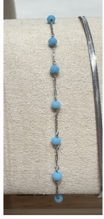 Bracelet petites pierres argent