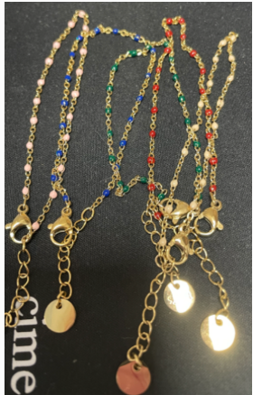 Bracelet doré petites pierre