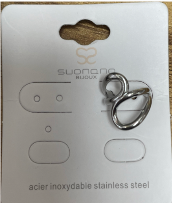 Piercing Bague oreille argent