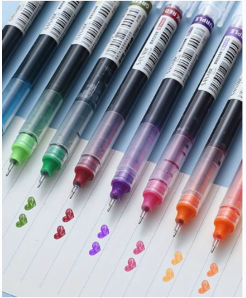 Stylo Gel couleur pointe fine 0,5mm