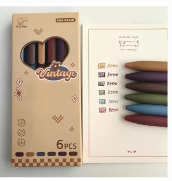 Stylo couleur vintage