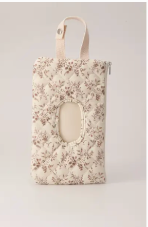 Pochette  lingettes fleur