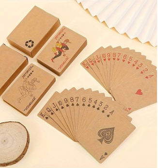 jeu carte recyclé