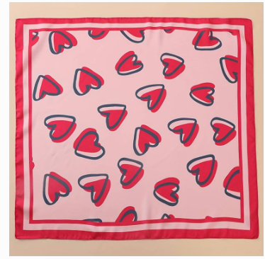 Foulard coeur