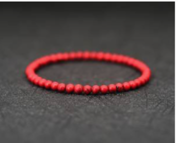 Bracelet pierre rouge