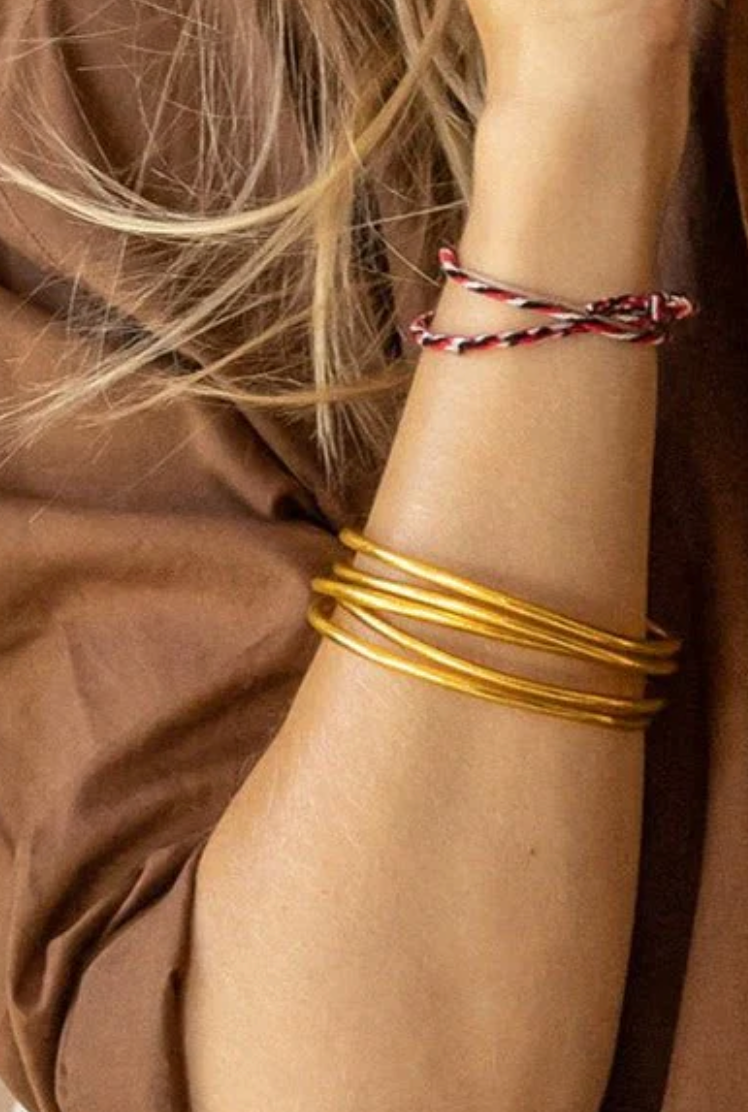 Bracelet boudhiste Fin or KUMALI