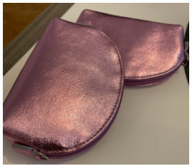 Porte monnaie cuir zip poche intérieure