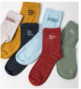 Chaussette avant gardiste