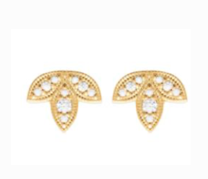 BO PO puce trèfle strass -23059910