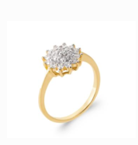 Bagues PO gros strass -2020011