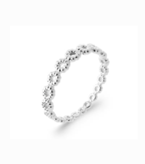 Bagues Argent petits ronds -7957400