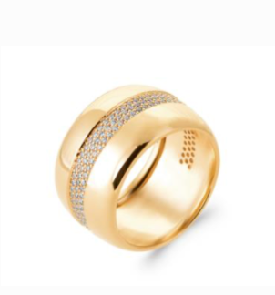 Bagues PO gros jonc strass -2975010