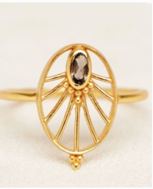 Bague soleil  pierre