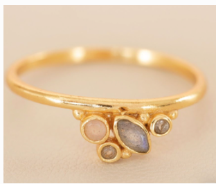Bague multi pierre