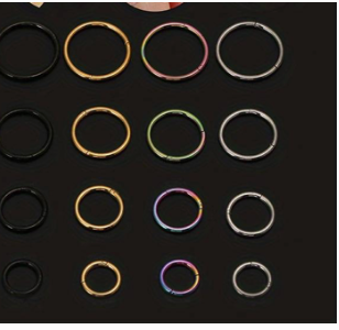 Piercing anneau doré Diam. 8