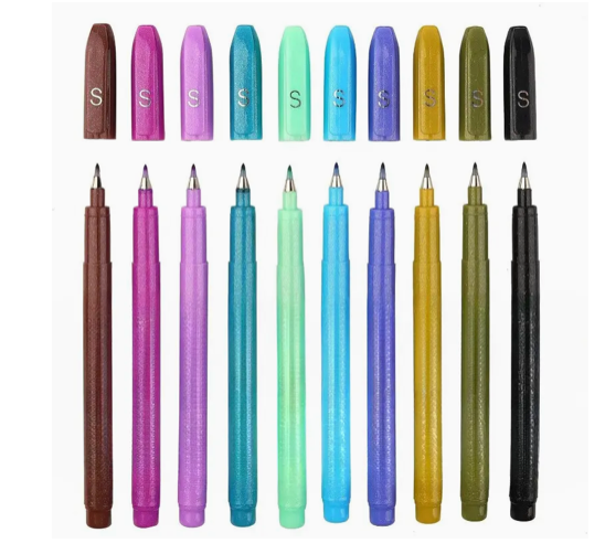 Feutre stylo calligraphie couleur