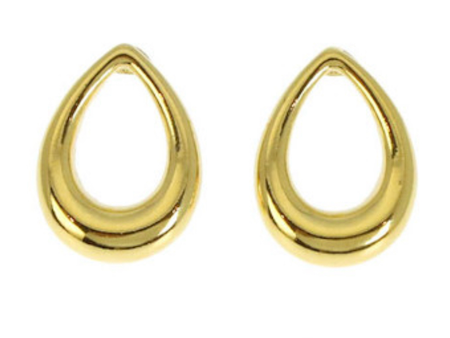 boucle oreille dore larme