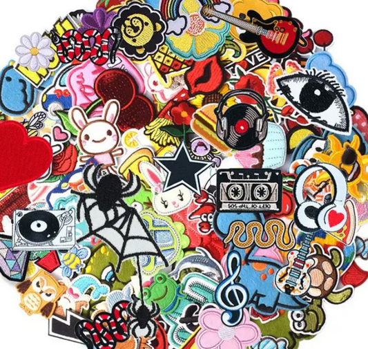 Patch brodé à coudre ou repasser