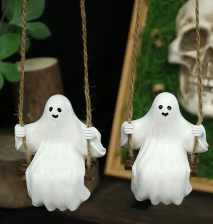 Fantômes balançoire Halloween