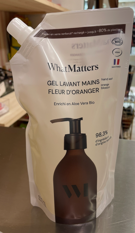 Eco recharge Gel lavant mains Fleur d'oranger