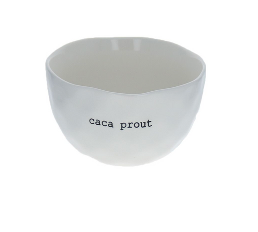 Bol à message "Caca prout"