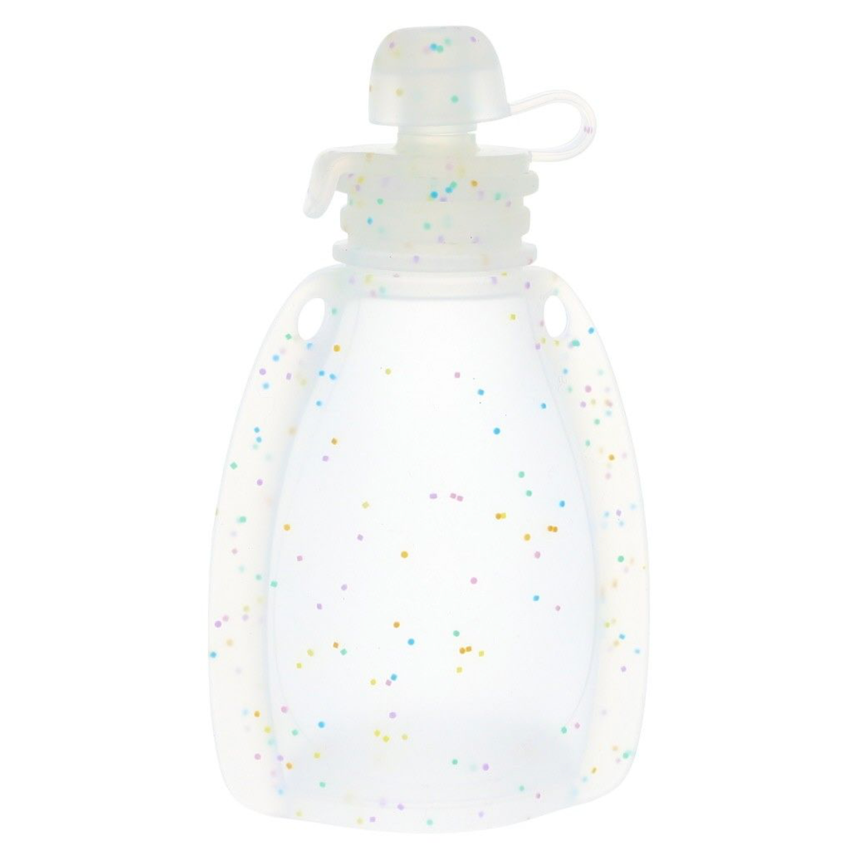 Gourde souple réutilisable à paillettes