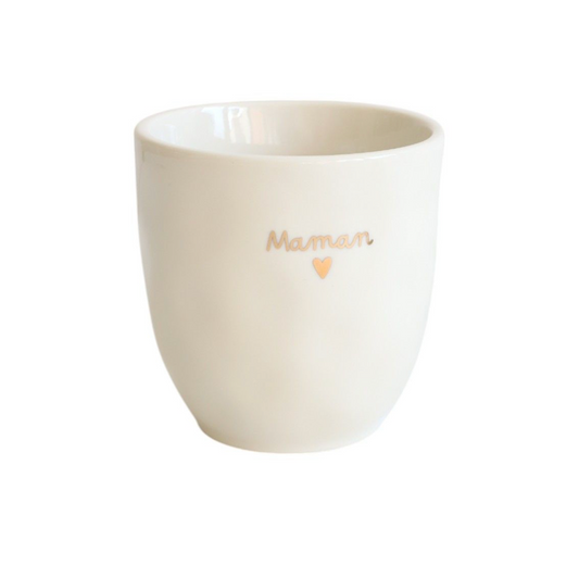 Tasse à café message "Maman"
