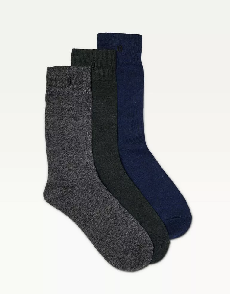 Chaussette Chiné - Gris bleu vert