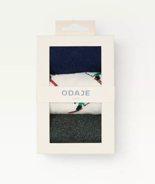 Chaussette Skieur - Marine vert