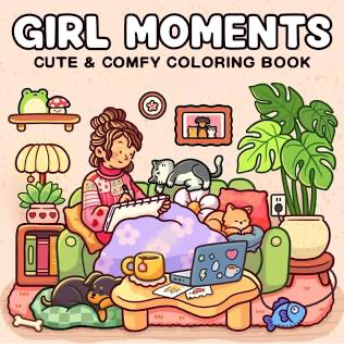 coloriage girl moments
