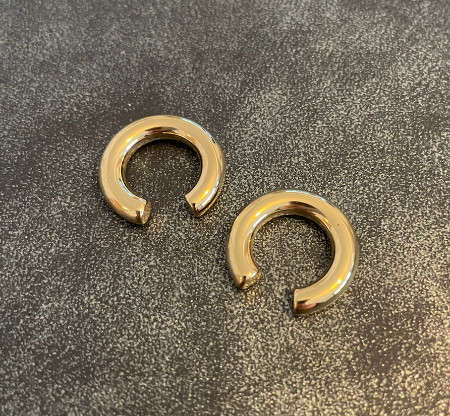 boucles piercing Petit argent ou dore