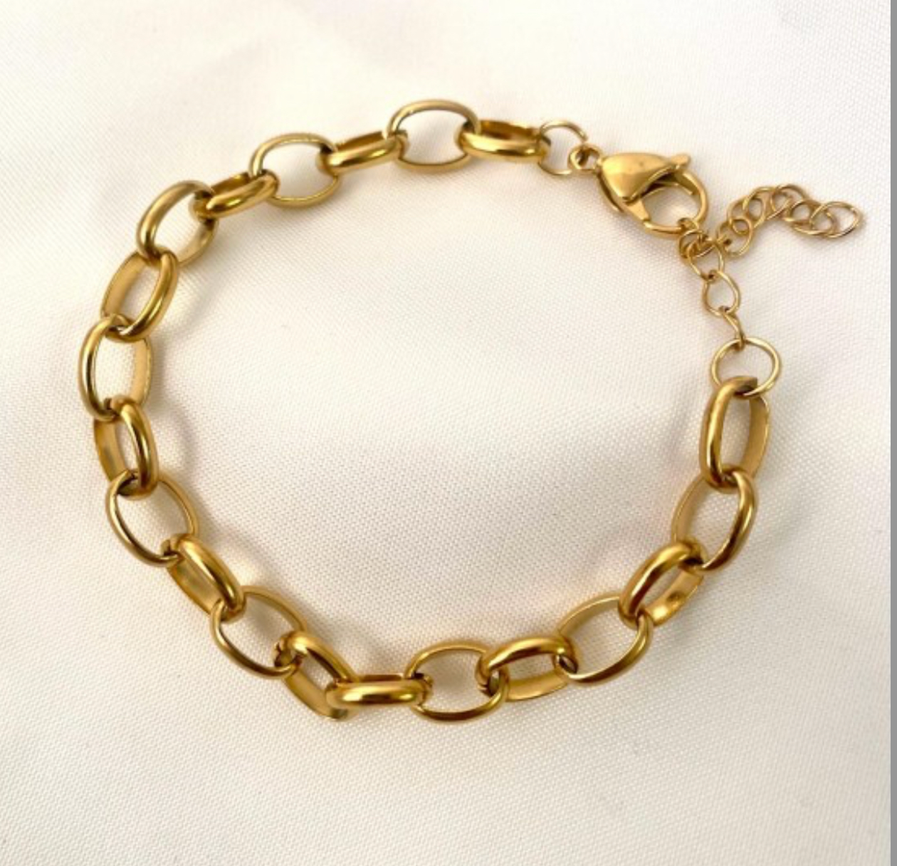 Bracelet dore maille
