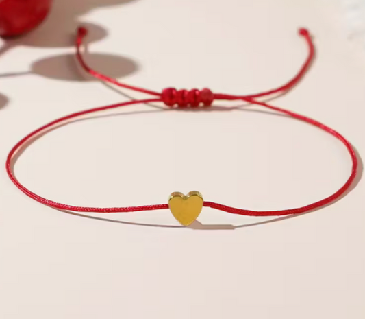 Bracelet Coeur cordon