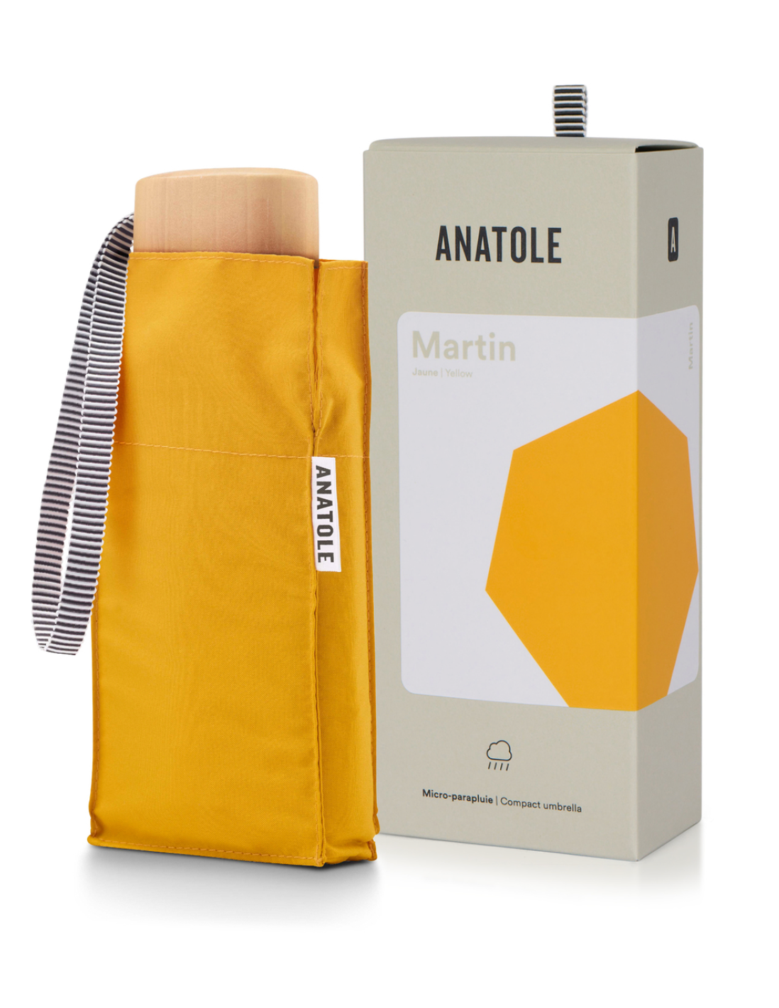 Mini parapluie moutarde - MARTIN
