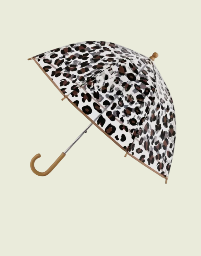Parapluie enfant transparent léopard - KALAMBO