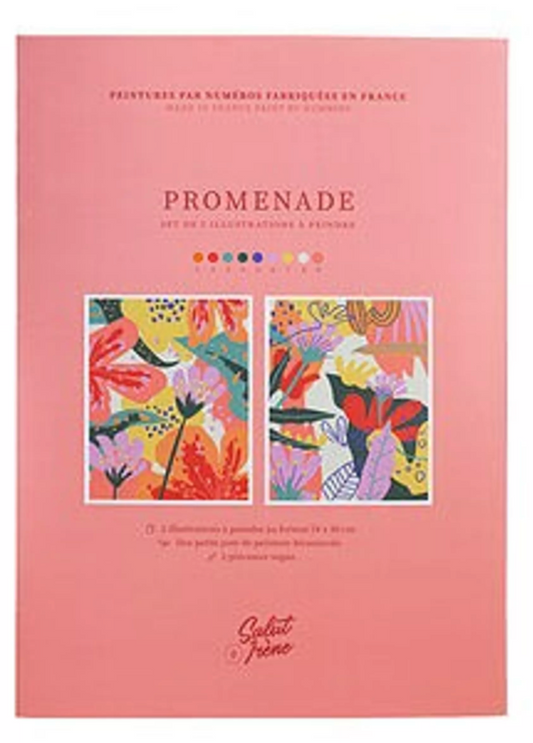 Set de peinture 2 affiches assorties - Promenade