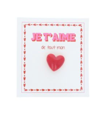 Pin's coeur je t'aime
