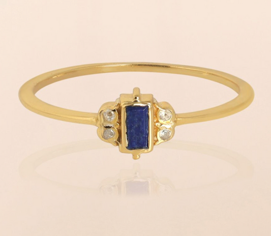 Bague P.O. Pierre Lapis Lazuli
