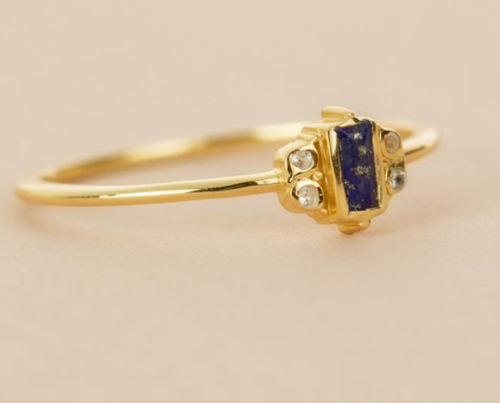 Bague P.O. Pierre Lapis Lazuli