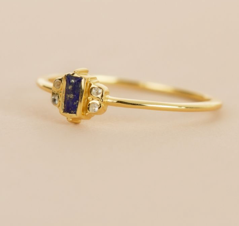 Bague P.O. Pierre Lapis Lazuli