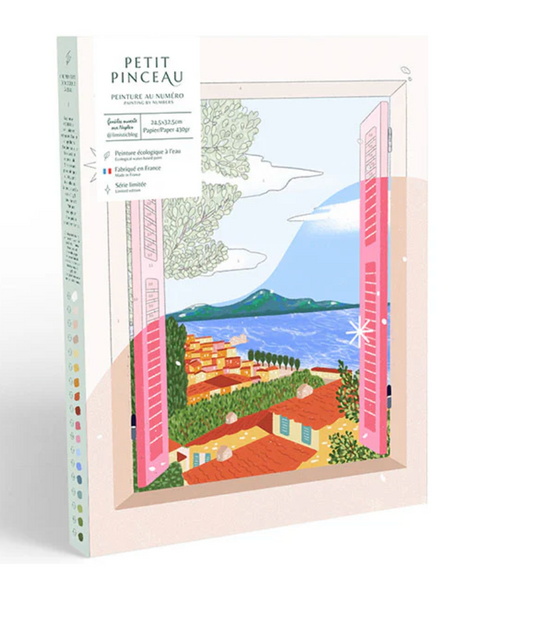 Peinture au numéro la petite épicerie - Fenêtre ouverte sur Naples