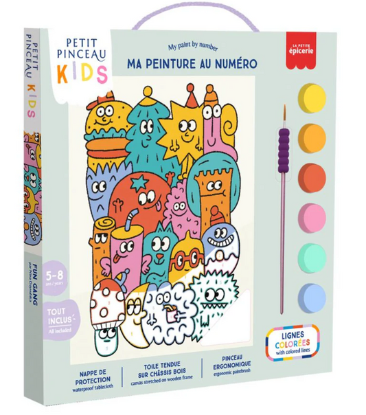 peinture au numéro "fun gang"