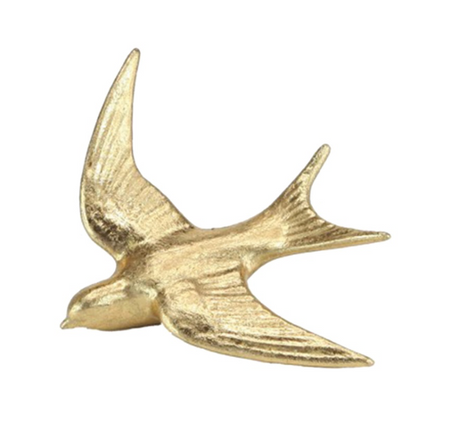 Déco oiseau doré