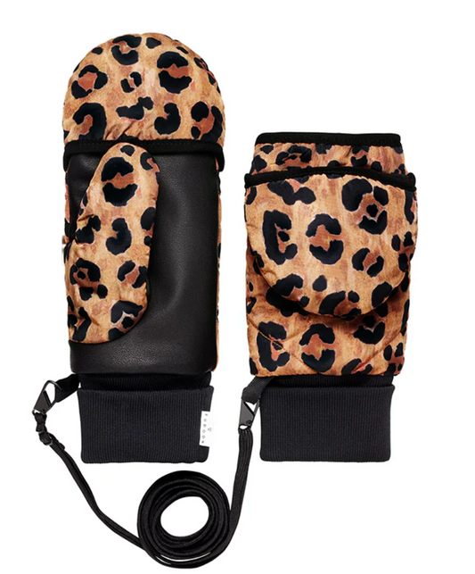 moufles convertibles léopard XS/S