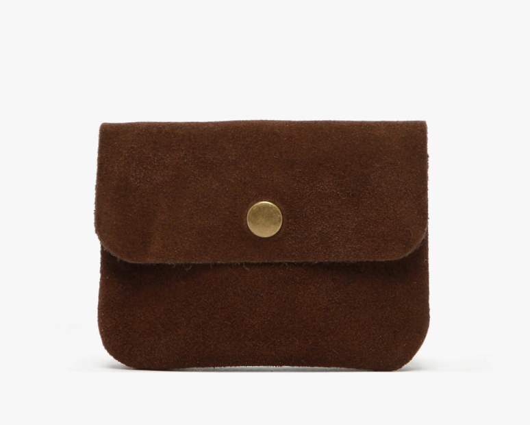 Porte Monnaie cuir Daim Modèle moyen