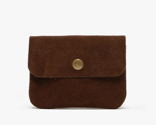 Porte Monnaie cuir Daim Modèle moyen