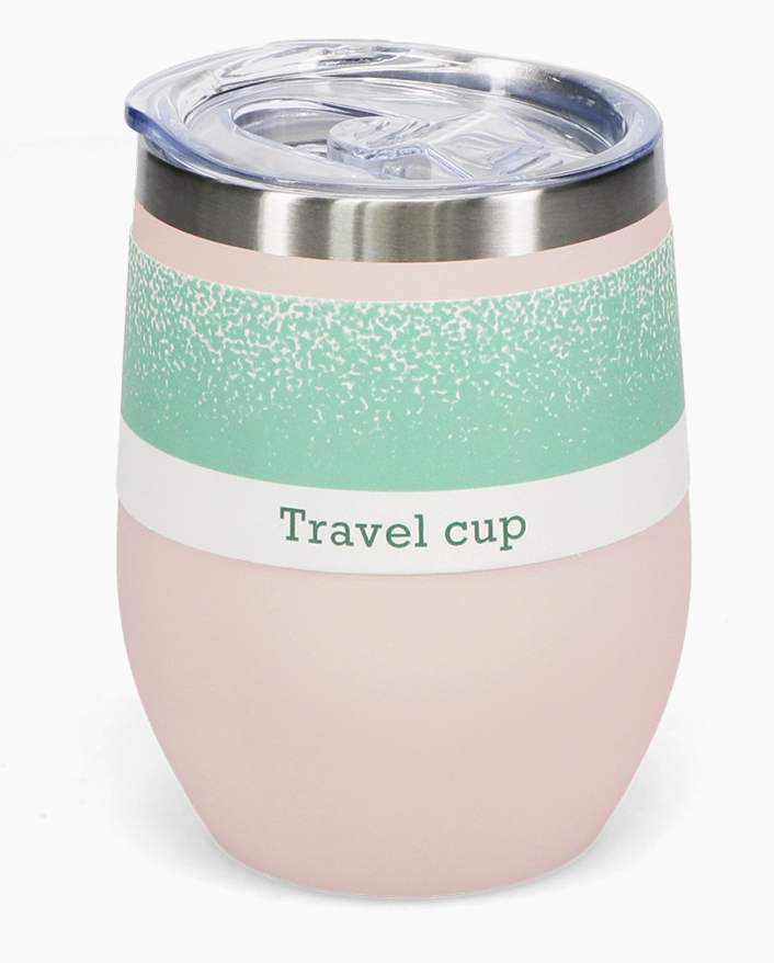 Gobelet de voyage rose - Tasse isotherme