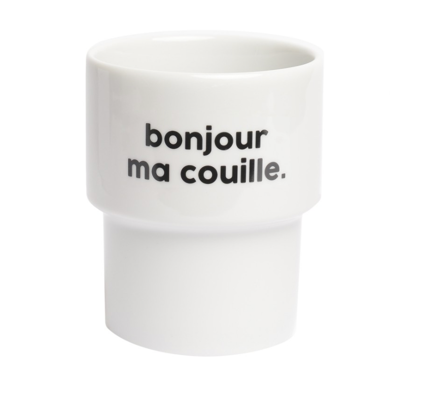Tasse "bonjour qui ?"